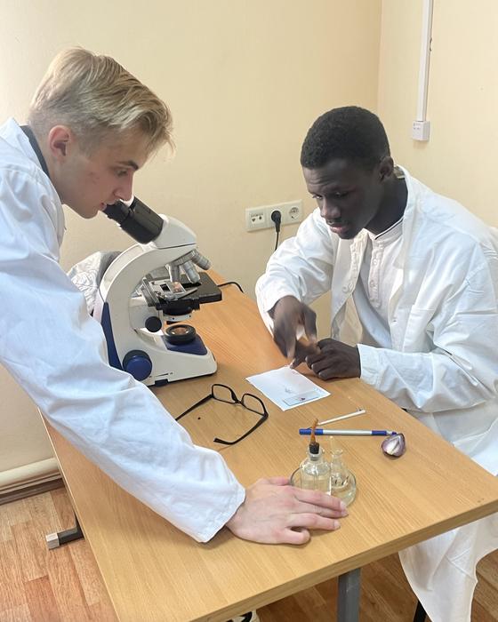 TP de biologie au microscope